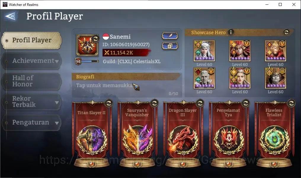 Watcher of Realms Accounts GLOBAL 60x|Lv 94|11M PWR|12 Lord[Lady Alex,IngridA image 2