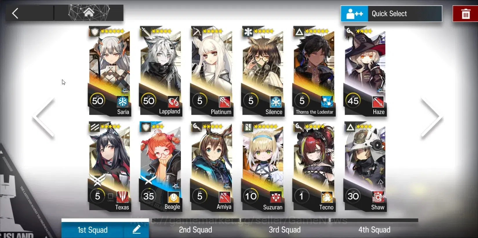 Arknights Accounts Lvl 16 |52 OP + 1 Skin| 67 Originium | 3 OP 6 Star image 3