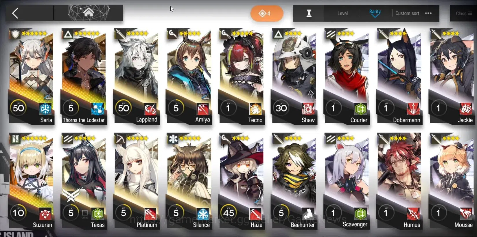 Arknights Accounts Lvl 16 |52 OP + 1 Skin| 67 Originium | 3 OP 6 Star image 4