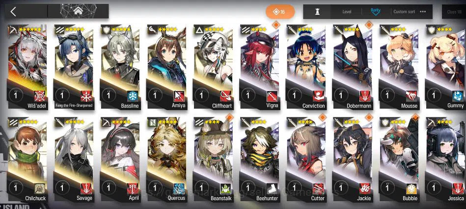 Arknights Accounts Lv 24|52 OP + 1 Skin| Starter | Wisadel + 76820 Or image 4