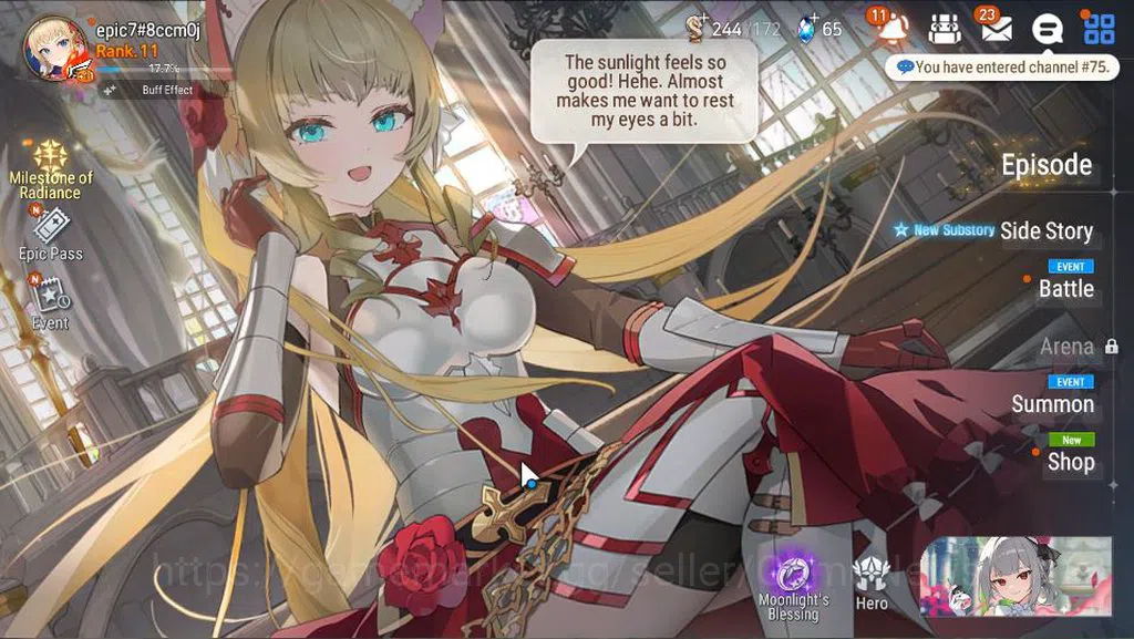 Epic Seven Accounts GLOBAL Unverif|New Era|2 ML(LOTScales,Specter Tene image 1