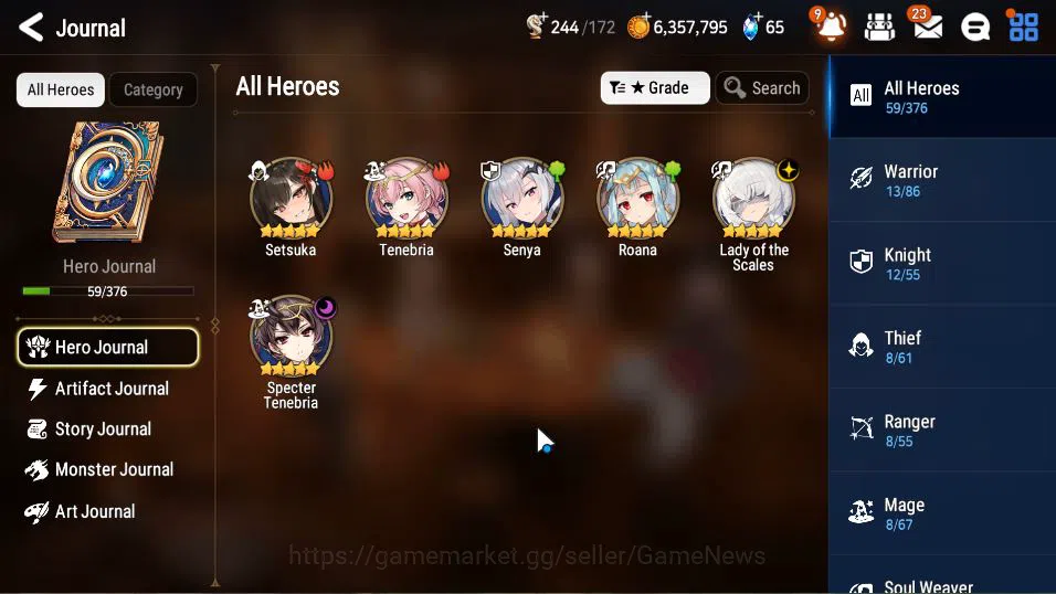 Epic Seven Accounts GLOBAL Unverif|New Era|2 ML(LOTScales,Specter Tene image 15