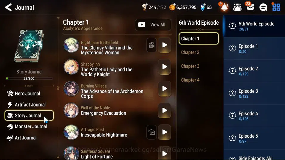 Epic Seven Accounts GLOBAL Unverif|New Era|2 ML(LOTScales,Specter Tene image 4