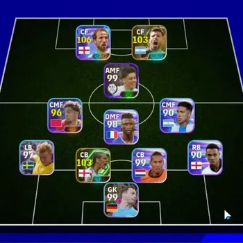 eFootball Accounts Legends & Iconic Players Android|2 Show Time Harry Kane,Lionel Messi|2 Epic Sergio Aguero,Rio