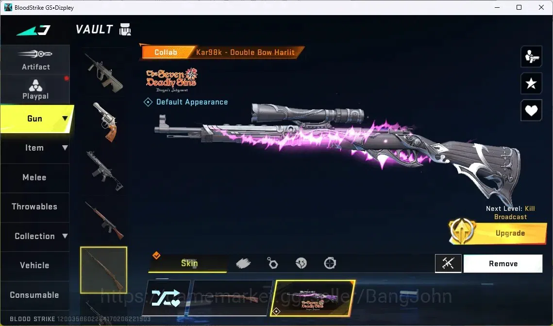 Blood Strike Accounts ASIA | 1 ETERNAL Desert eagle | 3 7DS | 2 TR | 1 L image 13