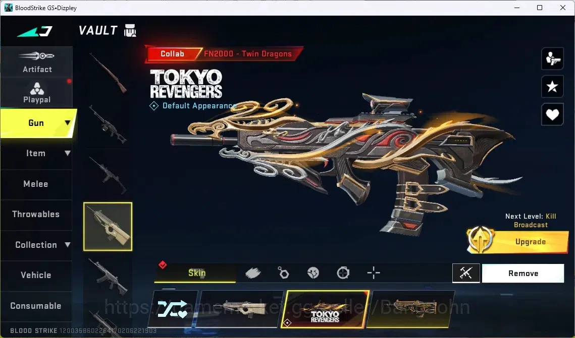 Blood Strike Accounts ASIA | 1 ETERNAL Desert eagle | 3 7DS | 2 TR | 1 L image 14