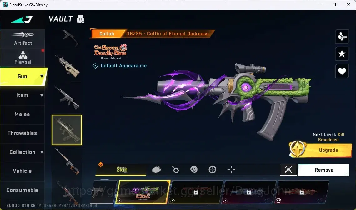 Blood Strike Accounts ASIA | 1 ETERNAL Desert eagle | 3 7DS | 2 TR | 1 L image 15