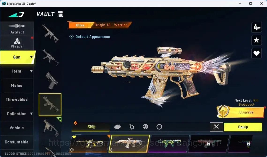 Blood Strike Accounts ASIA | 1 ETERNAL Desert eagle | 3 7DS | 2 TR | 1 L image 5