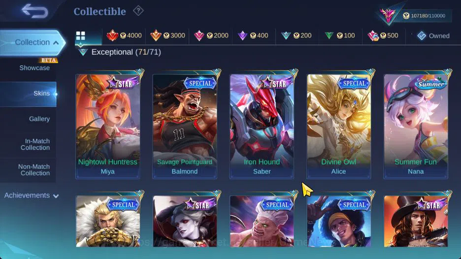 Mobile Legends: Bang Bang Accounts Hero 130|Skin 290|High Immo 105|Legend Lunox,KOF K image 14