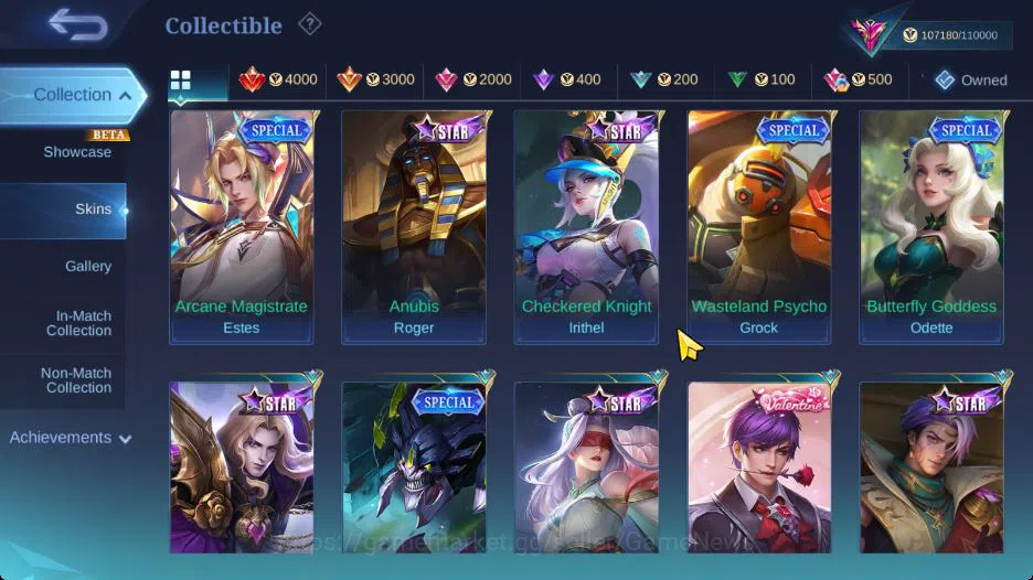 Mobile Legends: Bang Bang Accounts Hero 130|Skin 290|High Immo 105|Legend Lunox,KOF K image 17