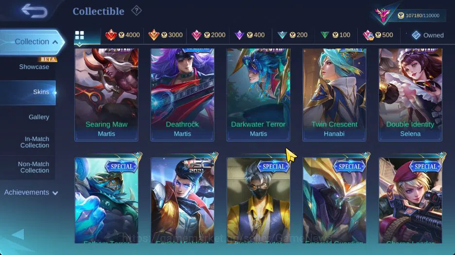 Mobile Legends: Bang Bang Accounts Hero 130|Skin 290|High Immo 105|Legend Lunox,KOF K image 18