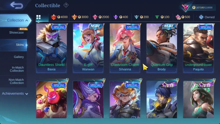Mobile Legends: Bang Bang Accounts Hero 130|Skin 290|High Immo 105|Legend Lunox,KOF K image 20
