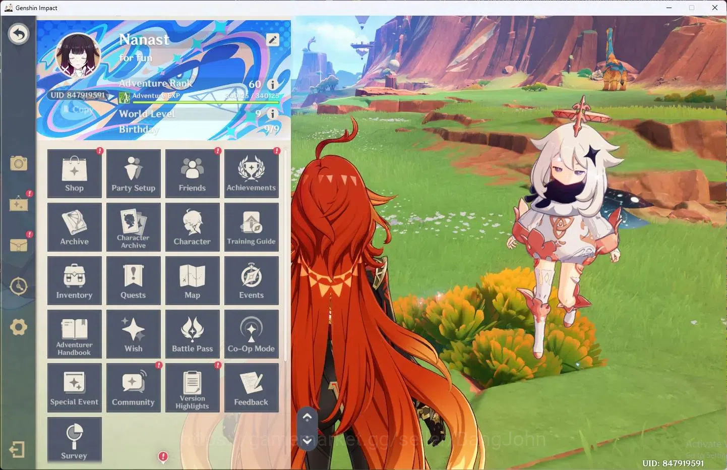 Genshin Impact Accounts ASIA | AR 60|19 Limit+1 Sign|Mavuika,Furina,Nahida image 1