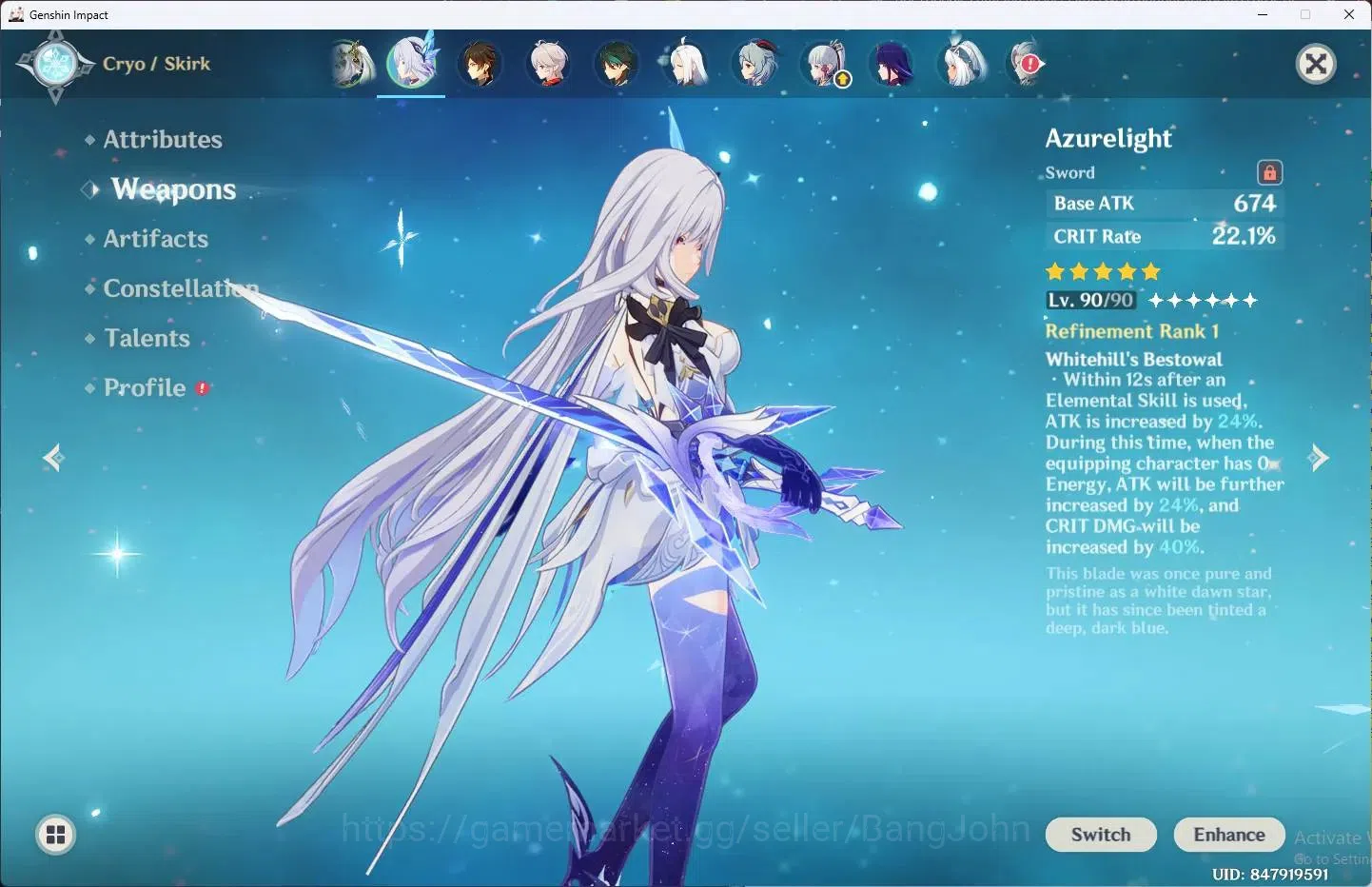 Genshin Impact Accounts ASIA | AR 60|19 Limit+1 Sign|Mavuika,Furina,Nahida image 4