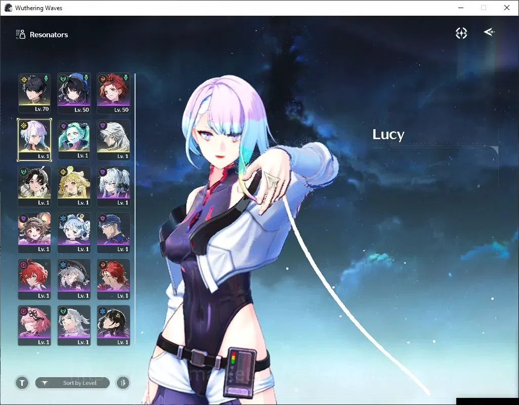 Wuthering Waves Accounts SEA|UL 48|2 Limited| Lucy R6+Sign,Rebecca |Male MC image 3