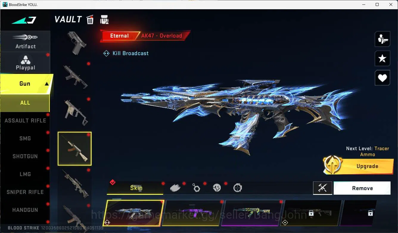 Blood Strike Accounts Others ASIA| ultra(ethan, hank, katya), zanpakuto, Eter AK47, Eter KAG, Limited AR, Limited RPK, ultra 11