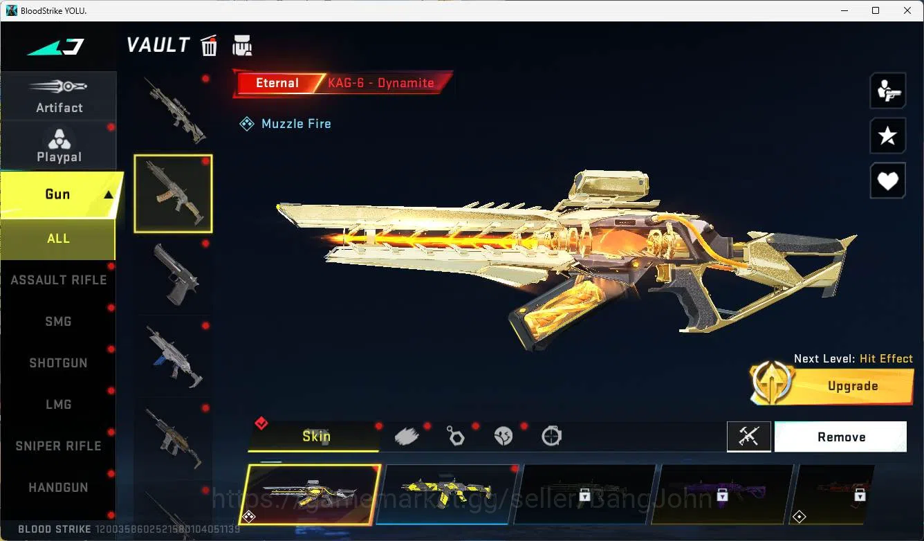 Blood Strike Accounts Others ASIA| ultra(ethan, hank, katya), zanpakuto, Eter AK47, Eter KAG, Limited AR, Limited RPK, ultra 13