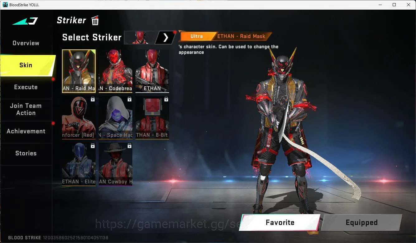 Blood Strike Accounts Others ASIA| ultra(ethan, hank, katya), zanpakuto, Eter AK47, Eter KAG, Limited AR, Limited RPK, ultra 2