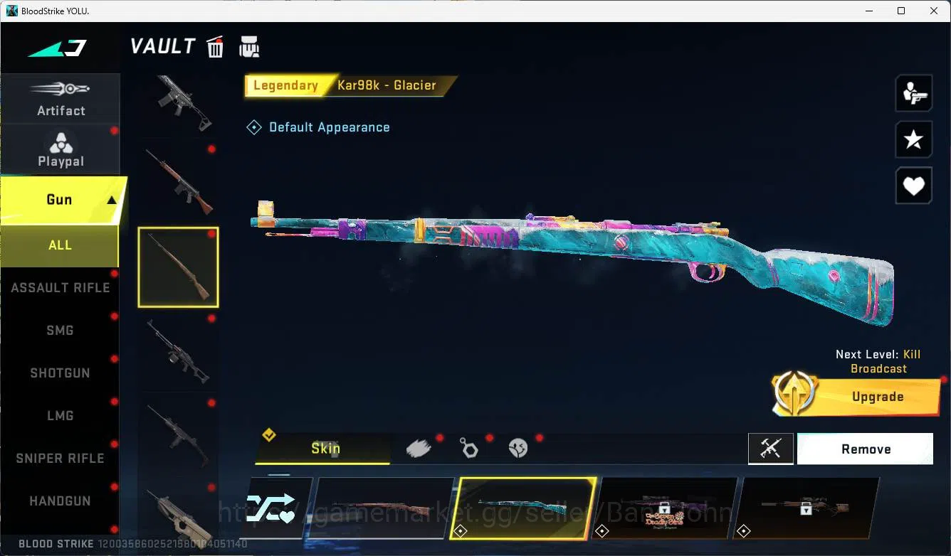 Blood Strike Accounts Others ASIA| ultra(ethan, hank, katya), zanpakuto, Eter AK47, Eter KAG, Limited AR, Limited RPK, ultra 20