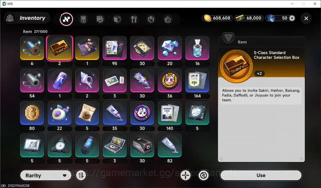 Neverness to Everness Accounts GLOBAL NA|HL 12|3 S-Class 2 Limited| Shinku, Hotori Awk 1, Hathor |3 Selector On|2 Glider 12