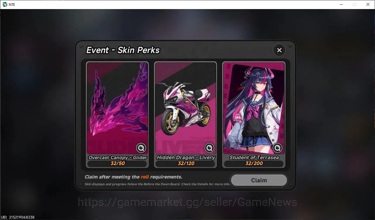 Neverness to Everness Accounts GLOBAL NA|HL 12|3 S-Class 2 Limited| Shinku, Hotori Awk 1, Hathor |3 Selector On|2 Glider 9