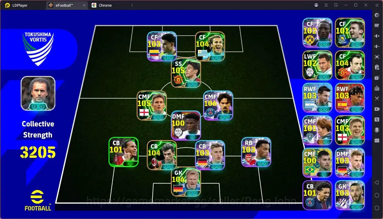 eFootball Accounts Mobile |PW 3205|Epic Kahn,Lampard,Maldini,Frolan,B image 1