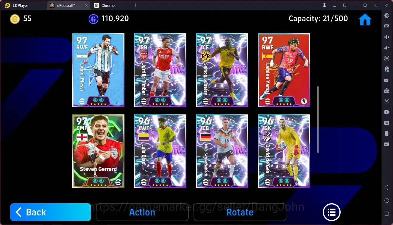 eFootball Accounts Mobile |PW 3205|Epic Kahn,Lampard,Maldini,Frolan,B image 5