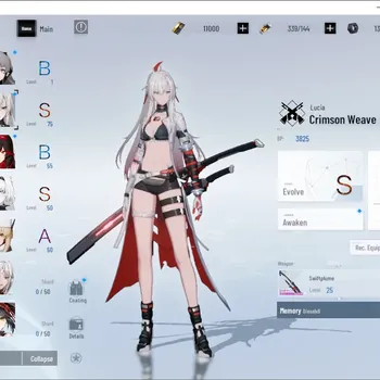 Punishing: Gray Raven Accounts Starter NA|Lv 45|11k BC|S Lucia Crimson Weave & S No 21 Feral|1 S Omniframe & 1 Wp