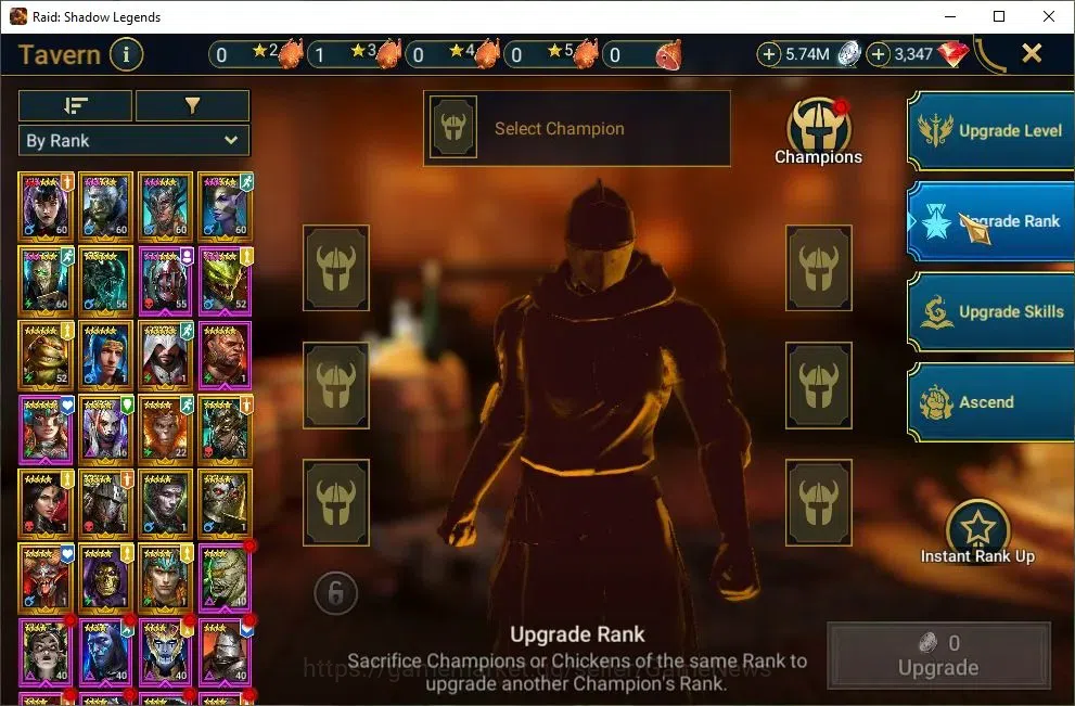 Raid: Shadow Legends Accounts Mid-Game Lv47 435K Power|19 15