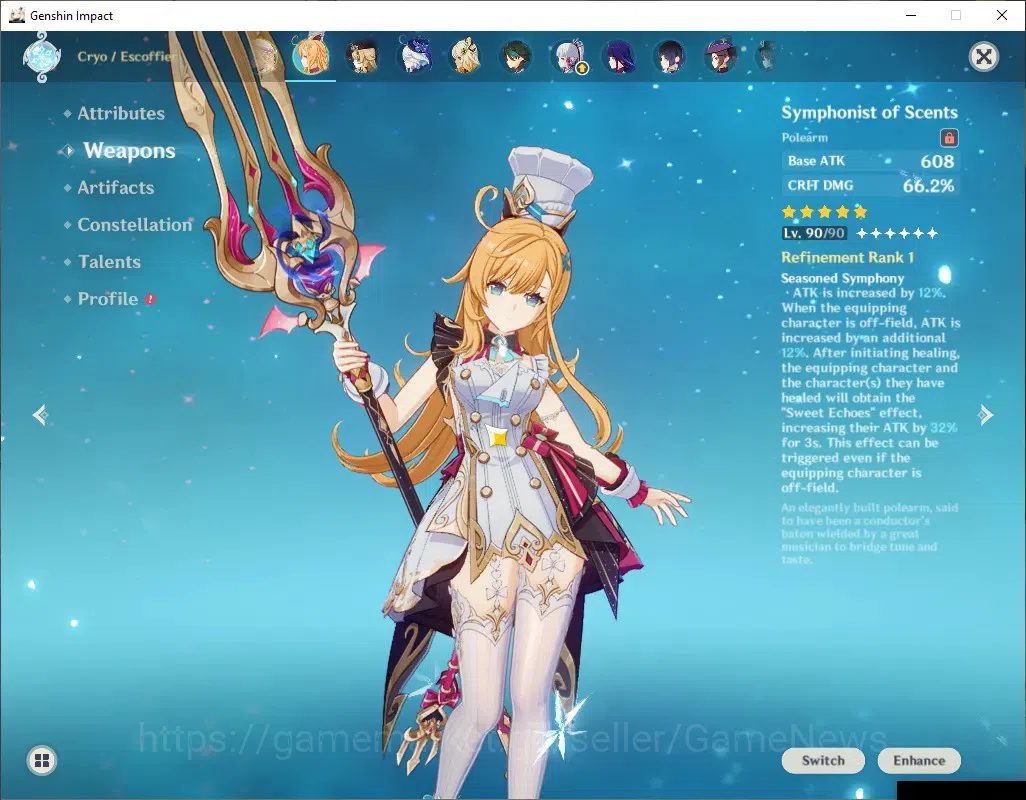 Genshin Impact Accounts ASIA|AR 59|PremTeam [Mavuika,HuTao]+Sign,Ayaka|3k  image 4
