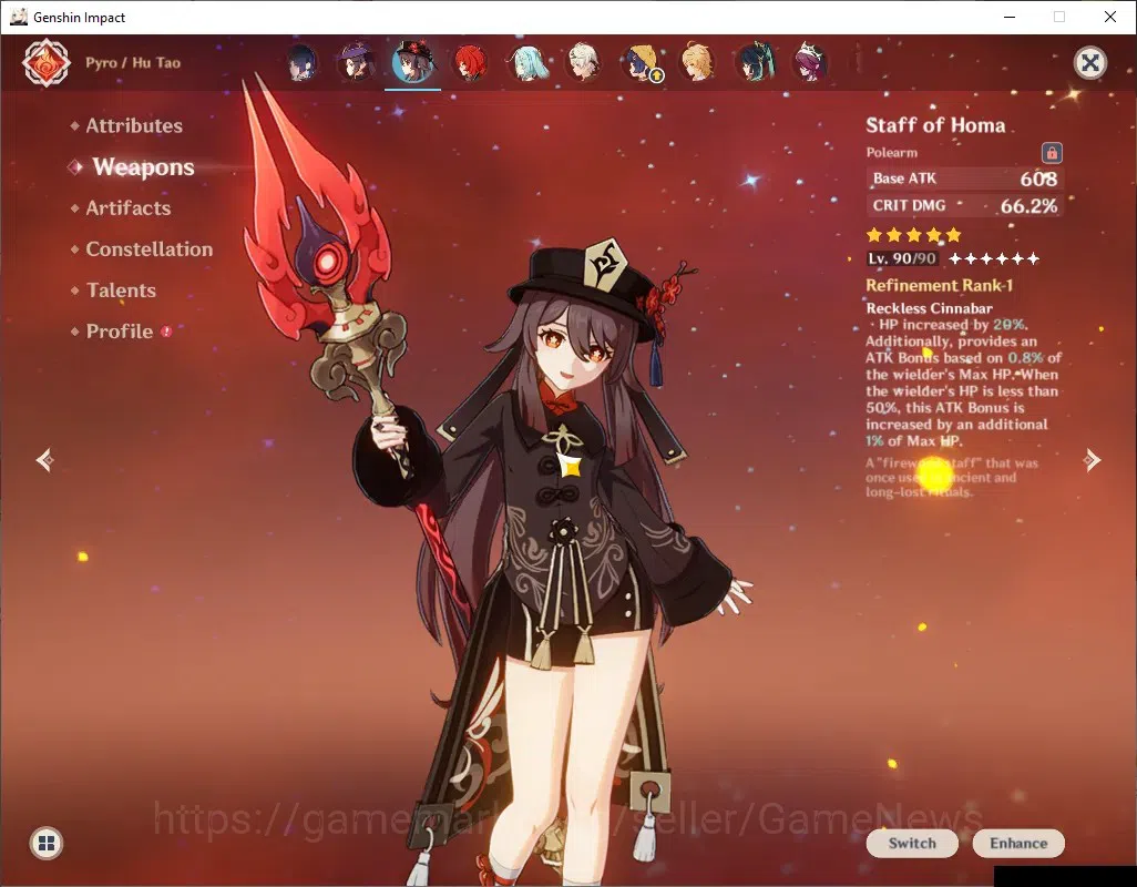 Genshin Impact Accounts ASIA|AR 59|PremTeam [Mavuika,HuTao]+Sign,Ayaka|3k  image 5