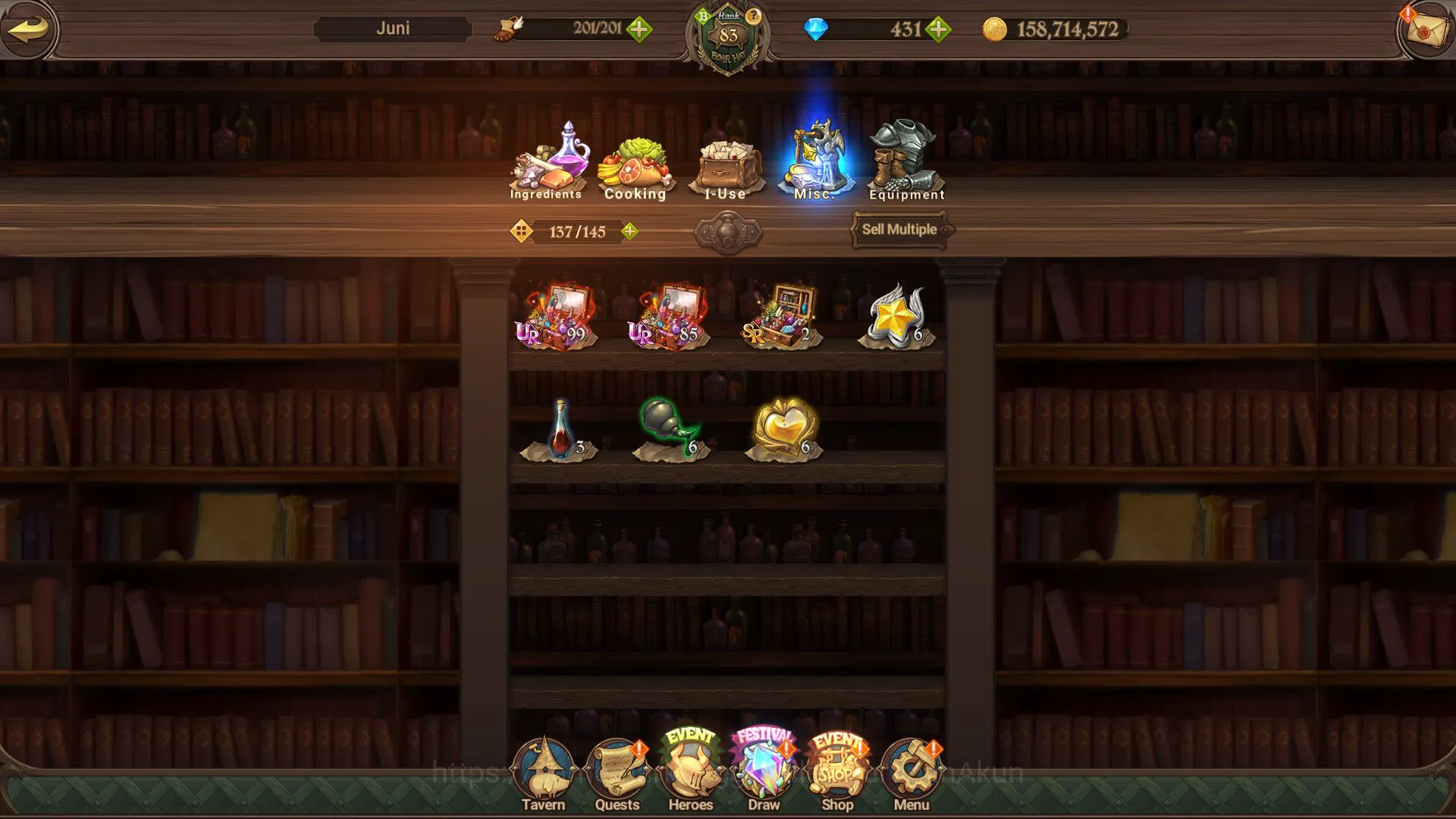 The Seven Deadly Sins: Grand Cross Accounts Global|2,8M CC|431 Gems|2 LR+11 UR|Brunhild,Elizab image 14