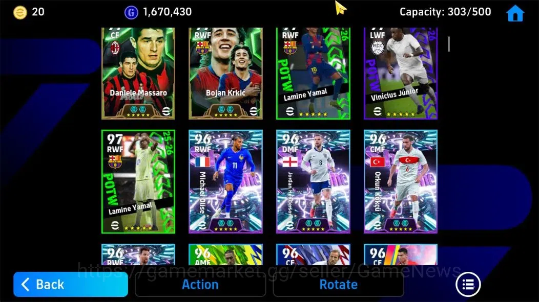 eFootball Accounts Android|Gianluigi Donaruma,Lothar Mattaus,javier Z image 14