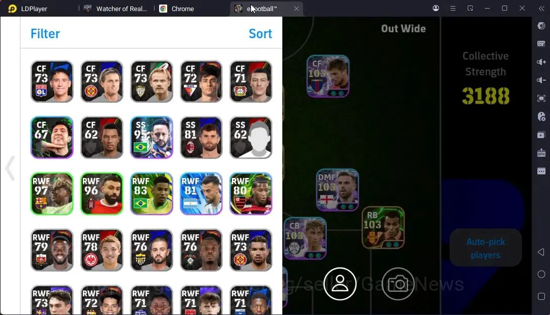 eFootball Accounts Android|Gianluigi Donaruma,Lothar Mattaus,javier Z image 3