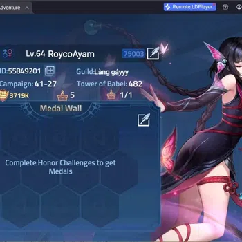 Mobile Legends: Adventure Accounts Global|LV 64|3,7M Power|Camp 41-27|VIP 6|Hero 105|1 Awaken|59 SSR|105,062 Diamonds|Detail