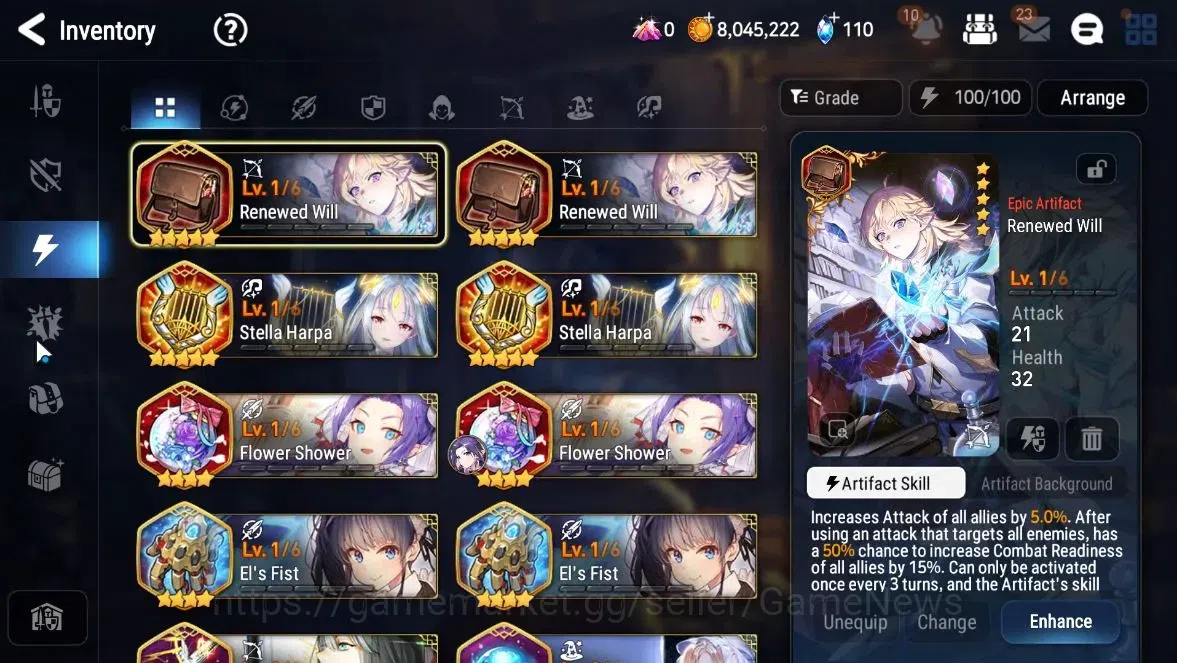 Epic Seven Accounts GLOBAL Unverif|New Era|2 ML(Straze,AShadow)+ Zahha image 16
