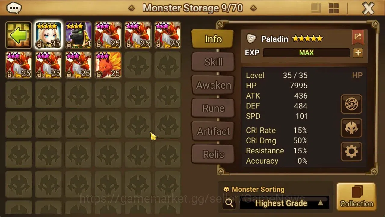 Summoners War: Sky Arena Accounts GLOBAL Lv 100|2 LD[Zeratu,Ariana]+28 Total NB5[Dai image 13