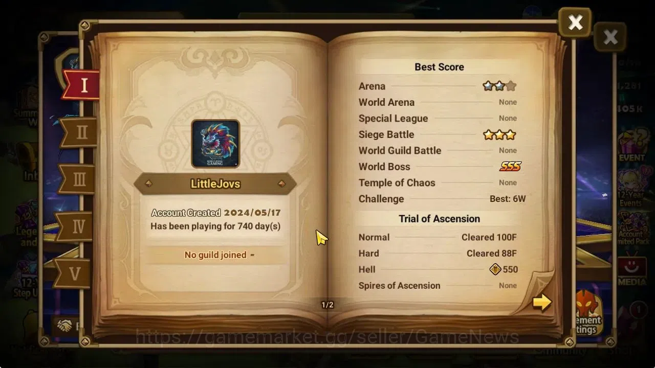 Summoners War: Sky Arena Accounts GLOBAL Lv 100|2 LD[Zeratu,Ariana]+28 Total NB5[Dai image 5
