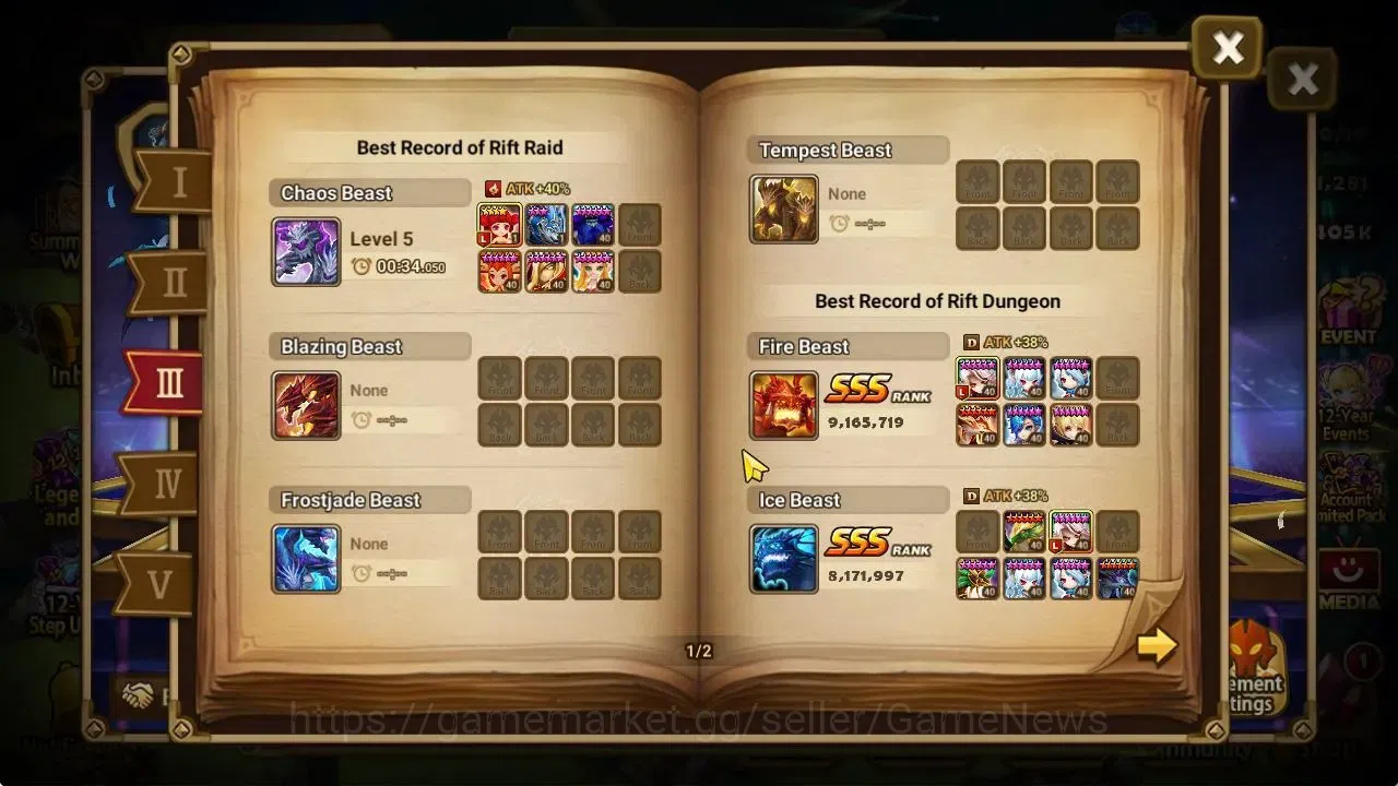 Summoners War: Sky Arena Accounts GLOBAL Lv 100|2 LD[Zeratu,Ariana]+28 Total NB5[Dai image 7