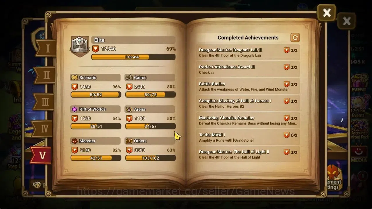 Summoners War: Sky Arena Accounts GLOBAL Lv 100|2 LD[Zeratu,Ariana]+28 Total NB5[Dai image 9