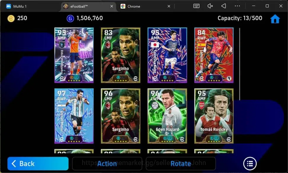 eFootball Accounts Mobile|PW 3145|Bigtime Yamal|Epic Serginho,Hazzard image 3