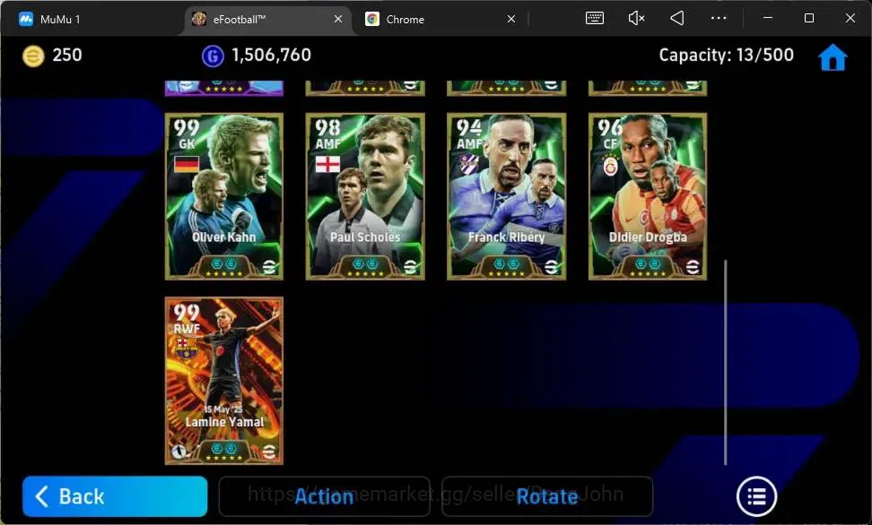 eFootball Accounts Mobile|PW 3145|Bigtime Yamal|Epic Serginho,Hazzard image 4