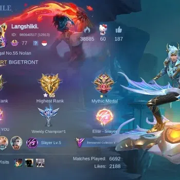 Mobile Legends: Bang Bang Accounts Collector Global|Skin 227|Renowned|Collector Natalia,PACE Fanny,Blazing