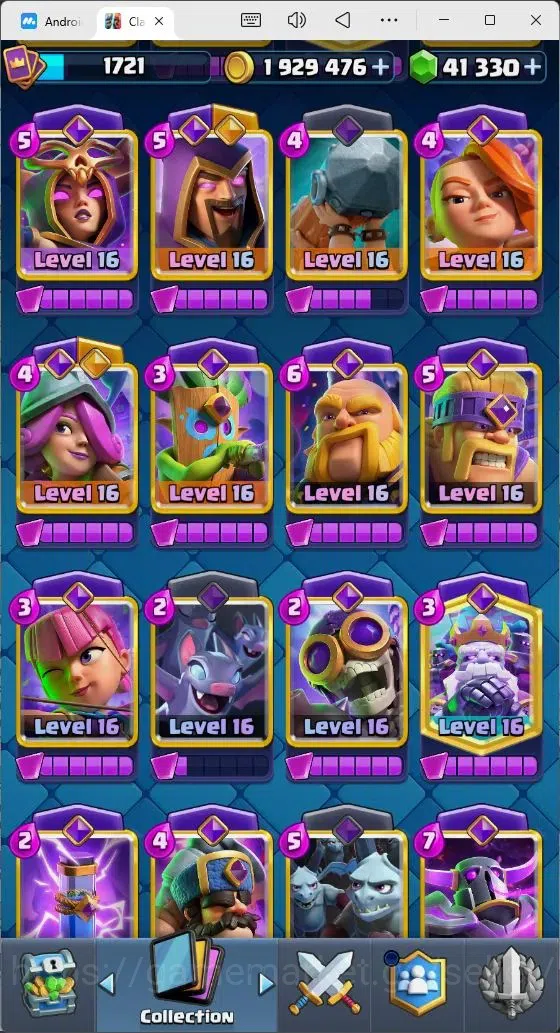 Clash Royale Accounts Mobile |Trophy 14000|5 Hero Cards| 31 Cards Lvl Ma image 5