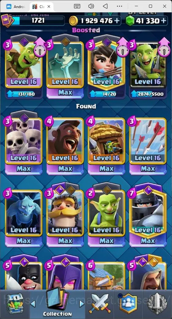 Clash Royale Accounts Mobile |Trophy 14000|5 Hero Cards| 31 Cards Lvl Ma image 8