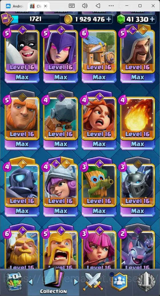 Clash Royale Accounts Mobile |Trophy 14000|5 Hero Cards| 31 Cards Lvl Ma image 9