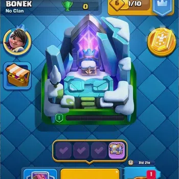 Clash Royale High-End Mobile |Trophy 14000|5 Hero Cards| 31 Cards Lvl Ma image 1