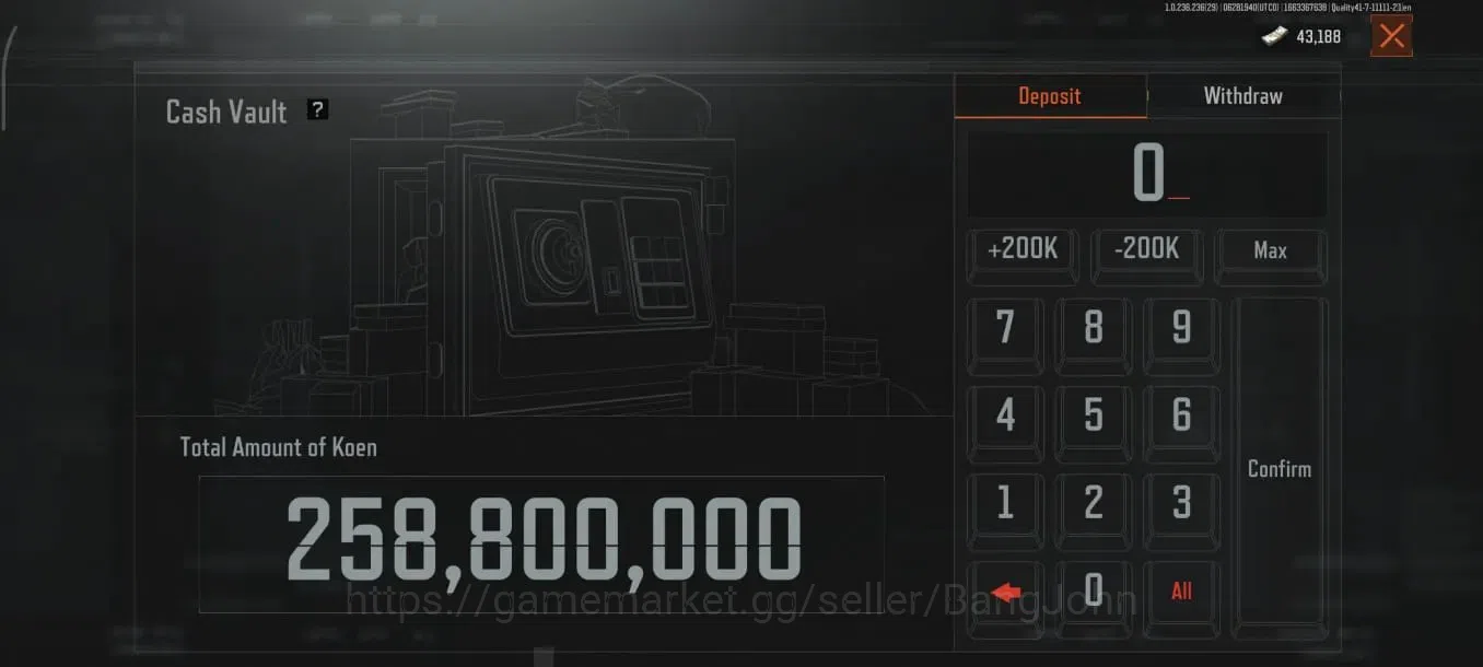 Arena Breakout Accounts Mobile | LV 30 | SV 301.2 M | 258.8 M | Arena FAL  image 3
