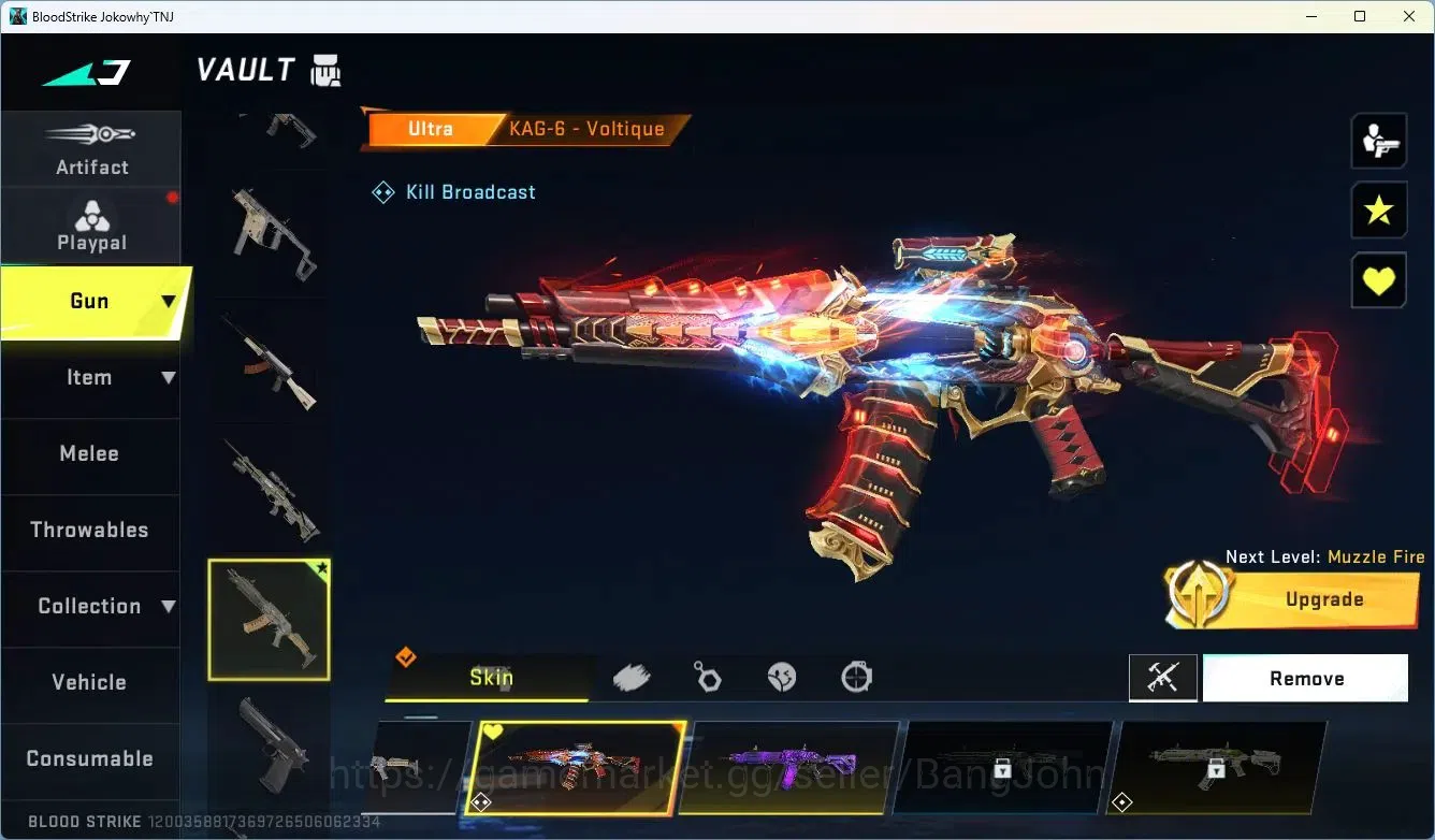 Blood Strike Accounts ASIA |ETERNAL: Desert Eagle-Scorpius|2 Collab:7DS image 3