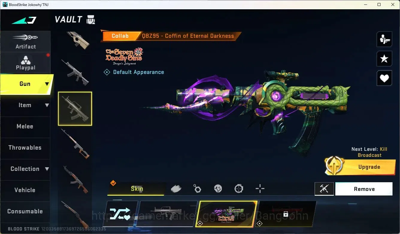 Blood Strike Accounts ASIA |ETERNAL: Desert Eagle-Scorpius|2 Collab:7DS image 7